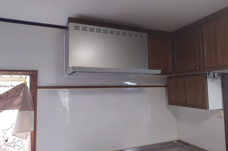 N様邸レンジフード交換