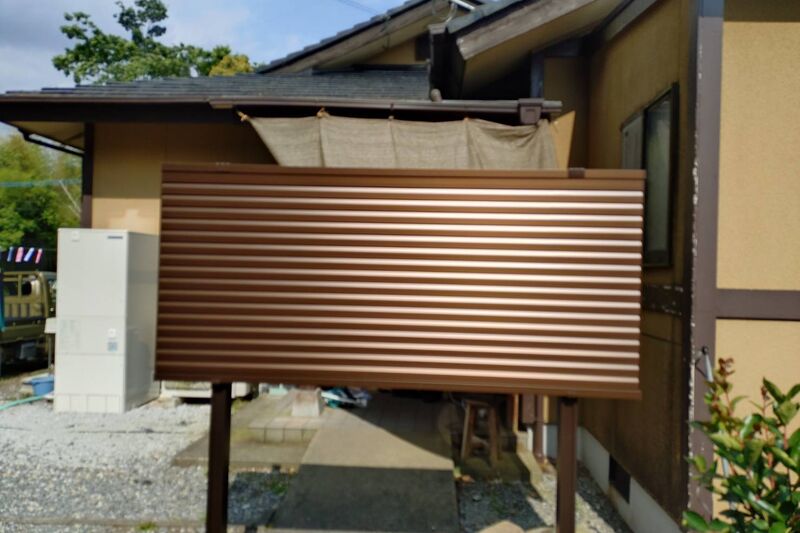 S様邸目隠しフェンス工事