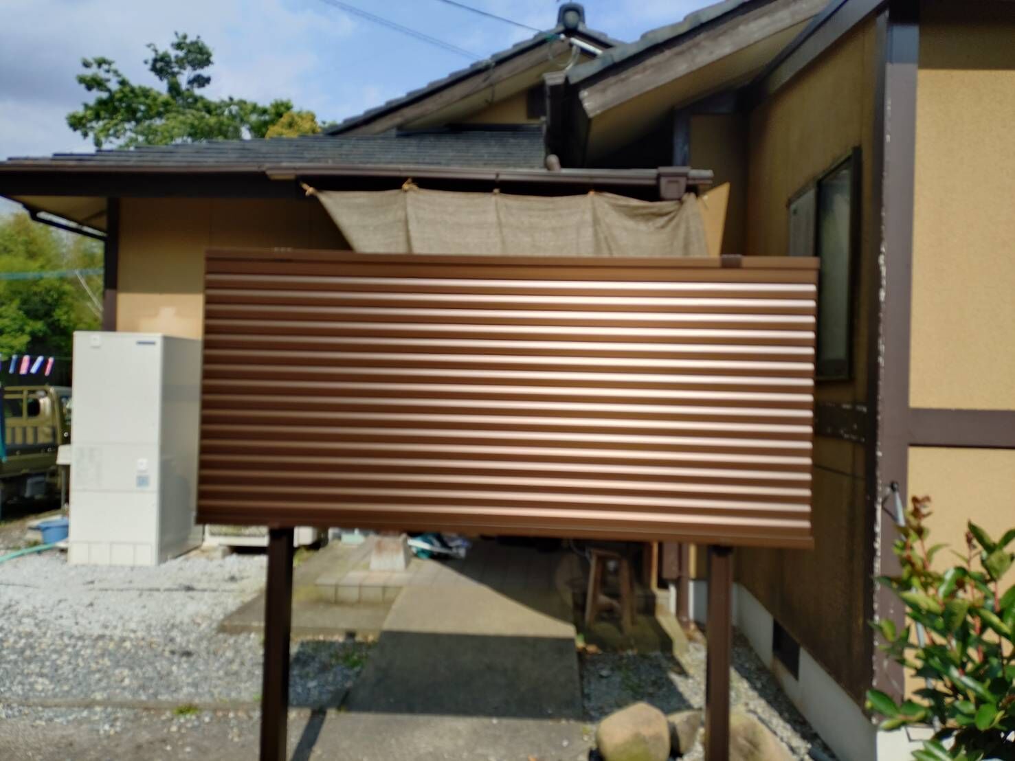 S様邸目隠しフェンス工事