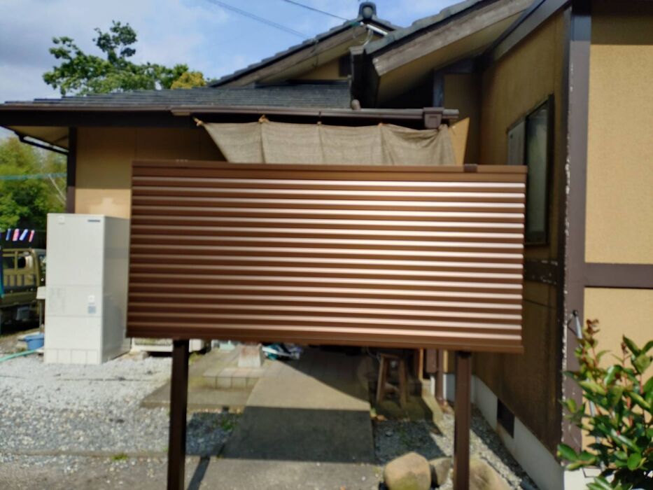 画像7650：S様邸目隠しフェンス工事